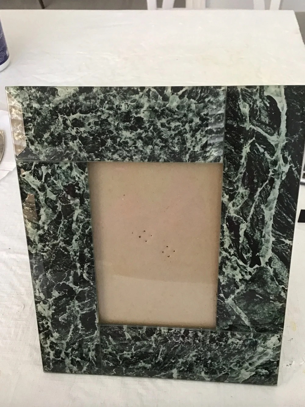 Marble-Effect Green Photo Frame - Home Accents #248